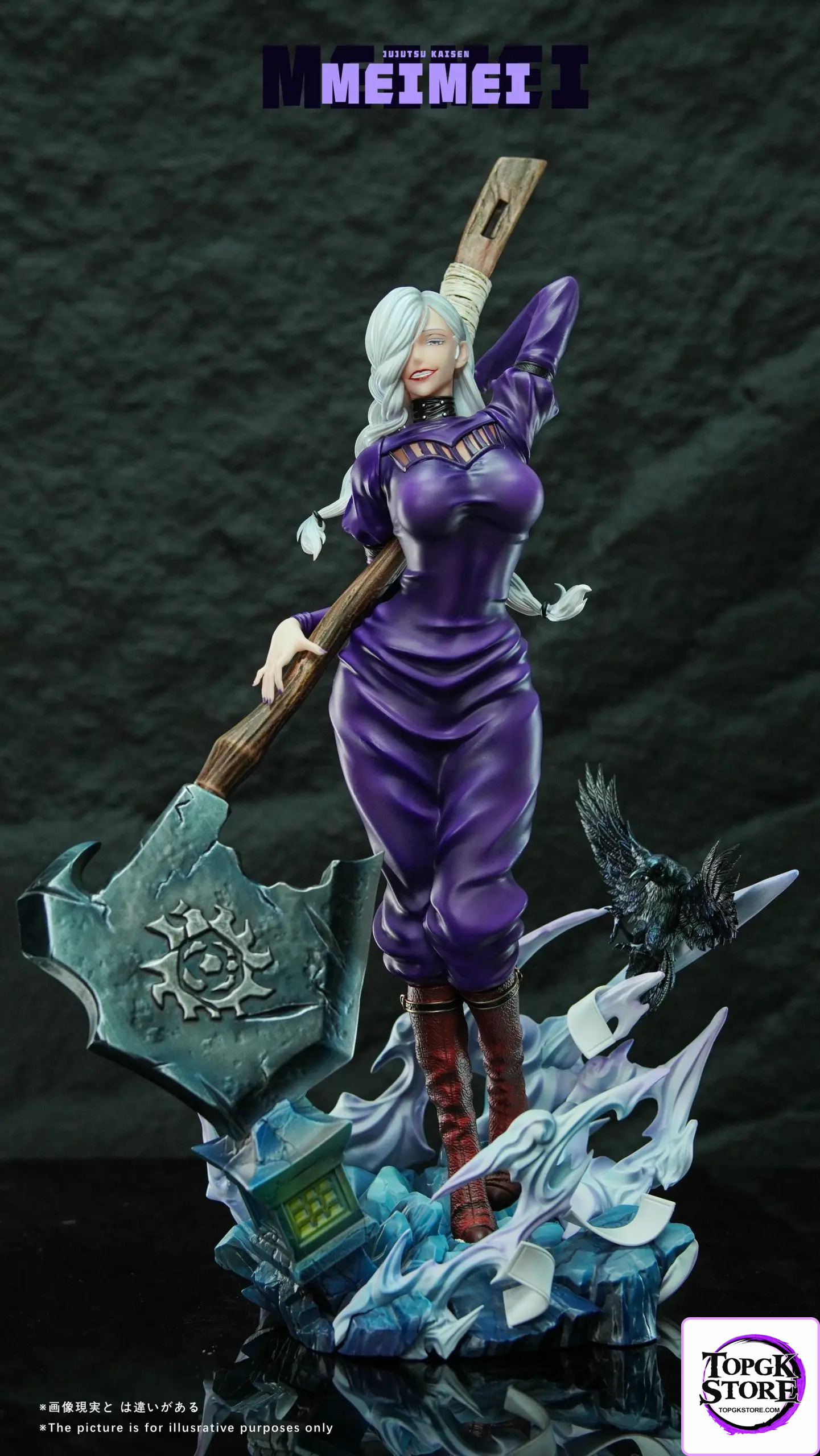 YQY Studio – Jujutsu Kaisen The White-Haired Axe Wielding Woman Mei Mei - Photo 8 | TopGKStore