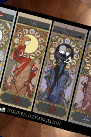 Plover Studio – Neon Genesis Evangelion Asuka & Rei & Shinji & Kaworu & Mari Nap Blanket Carpet Decorat