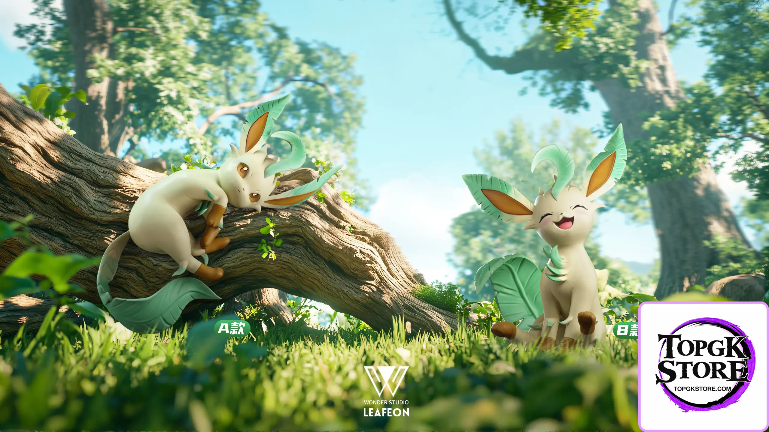 Wonder Studio – Pokémon Ivysaur & Leafeon - Photo 2 | TopGKStore