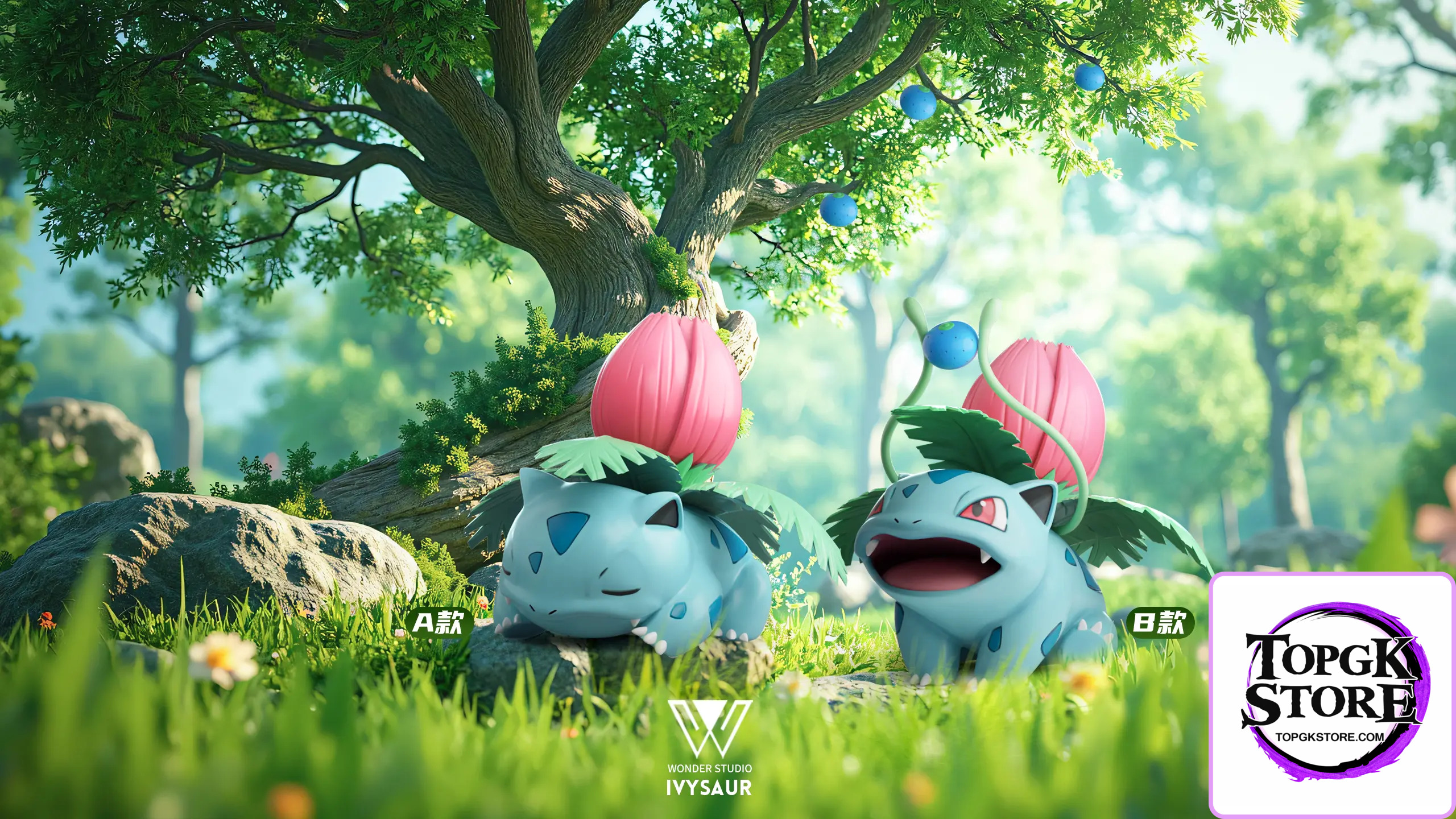 Wonder Studio – Pokémon Ivysaur & Leafeon - Photo 1 | TopGKStore