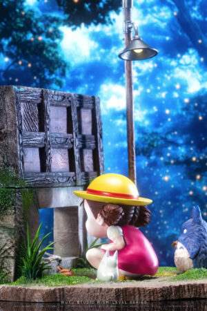 Wu Yu Studio – My Neighbor Totoro Hayao Miyazaki Desktop Series 05 The Happiest Search Mei Hide-and-Seek with Totoro - 