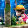 Wu Yu Studio – My Neighbor Totoro Hayao Miyazaki Desktop Series 05 The Happiest Search Mei Hide-and-Seek with Totoro - 