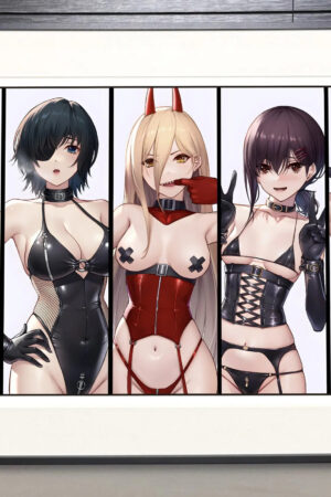 H-TWO Studio – Chainsaw Man Bondage Girl Group Makima & Power & Reze & Kobeni & Himeno Animation Decora