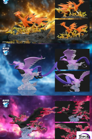 Bao Feng Xue Studio – Pokémon Galarian Articuno & Galarian Zapdos & Galarian Moltres - Photo 1 | TopGKStore