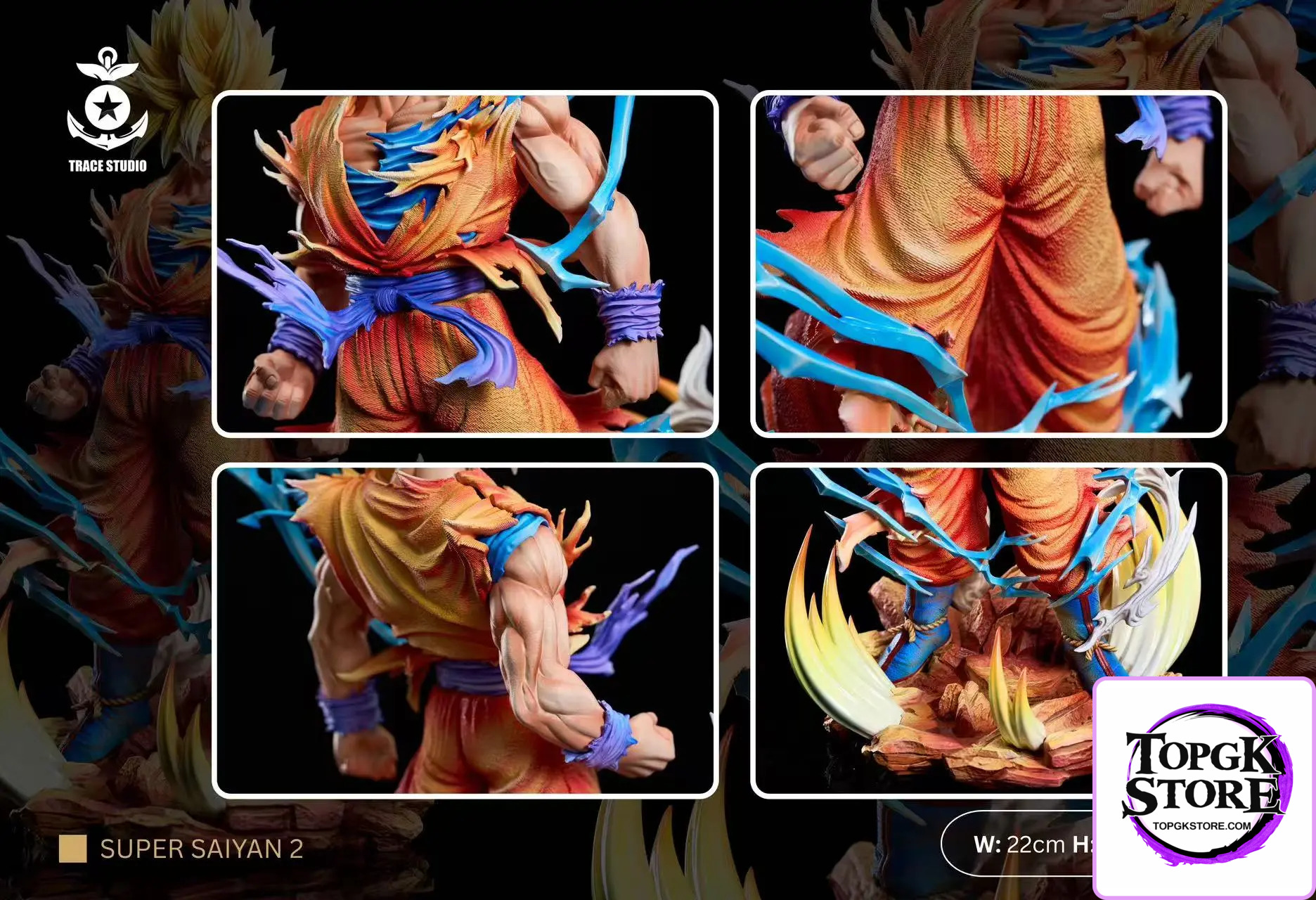 TRACE Studio – Dragon Ball Super Saiyan 2 Goku - Photo 7 | TopGKStore
