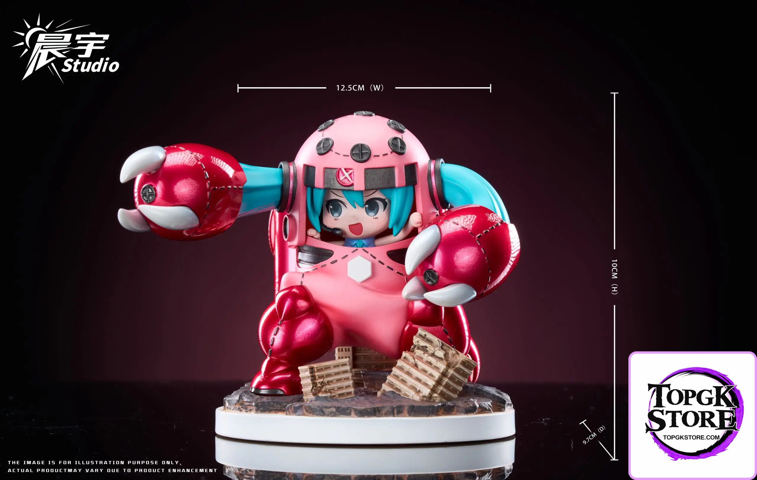 Chen Yu Studio – Project Sekai Miku cos MSM-07S Z’Gok Commander Type - Photo 1 | TopGKStore