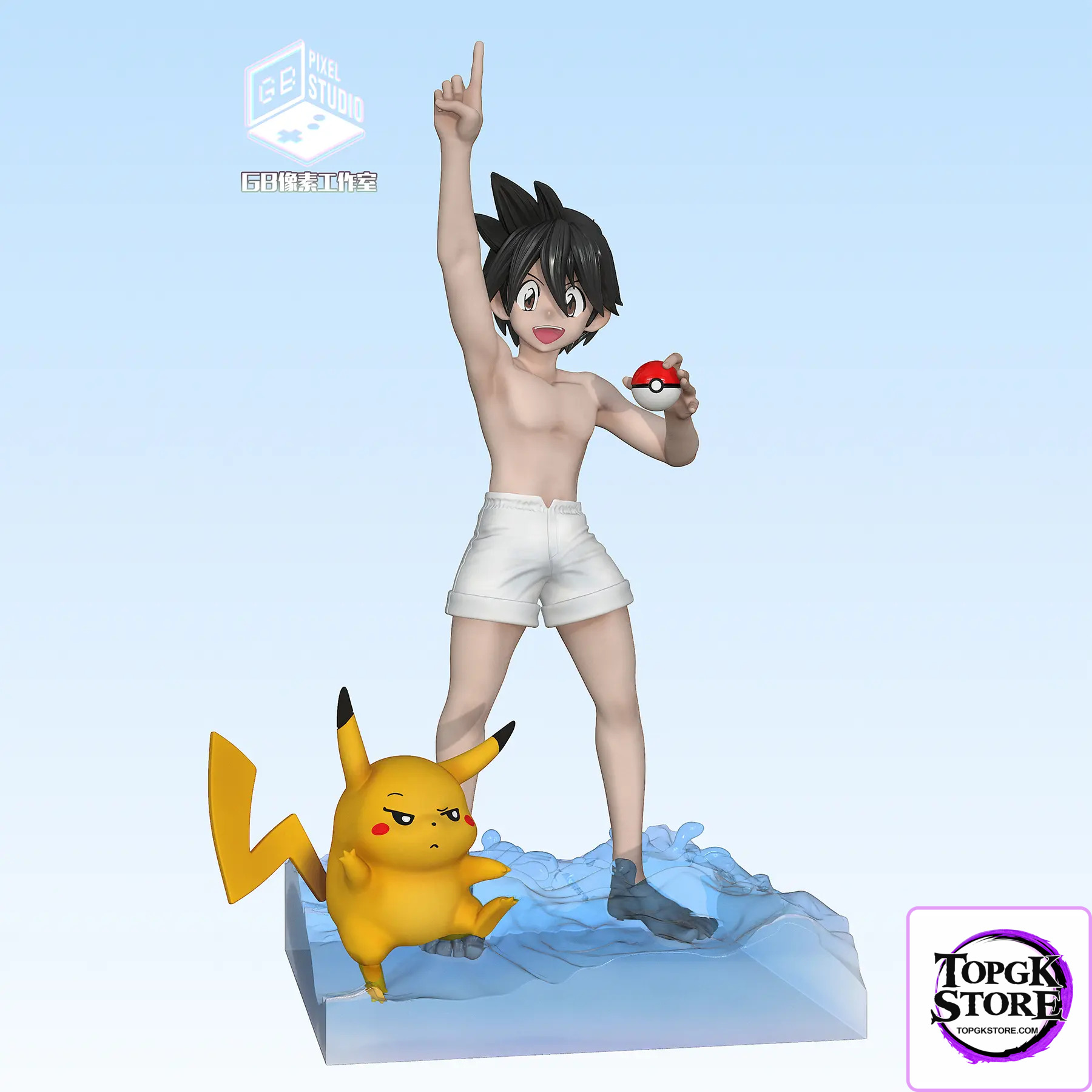 GB PIXEL Studio – Pokémon Illustration 1/20 Summer Limited Edition Red - Photo 6 | TopGKStore