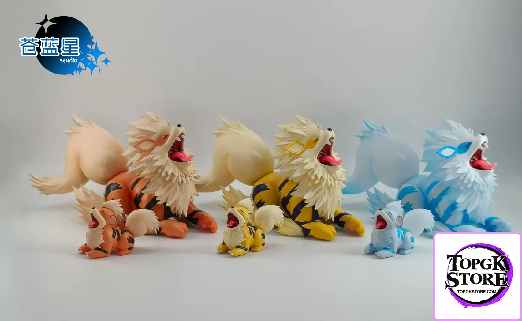 Cang Lan Xing Studio – Pokémon Arcanine Evolution Set Arcanine & Growlithe - Photo 5 | TopGKStore