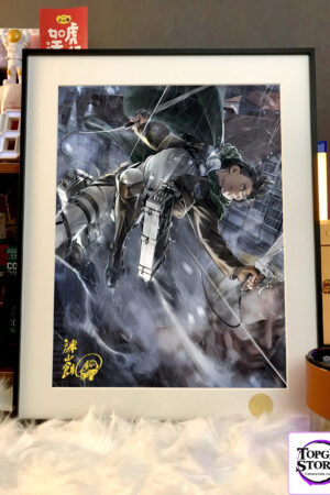 Xing Kong Studio – Attack on Titan Wings of Freedom Levi Ackerman Decorative Painting - Photo 1 | TopGKStore