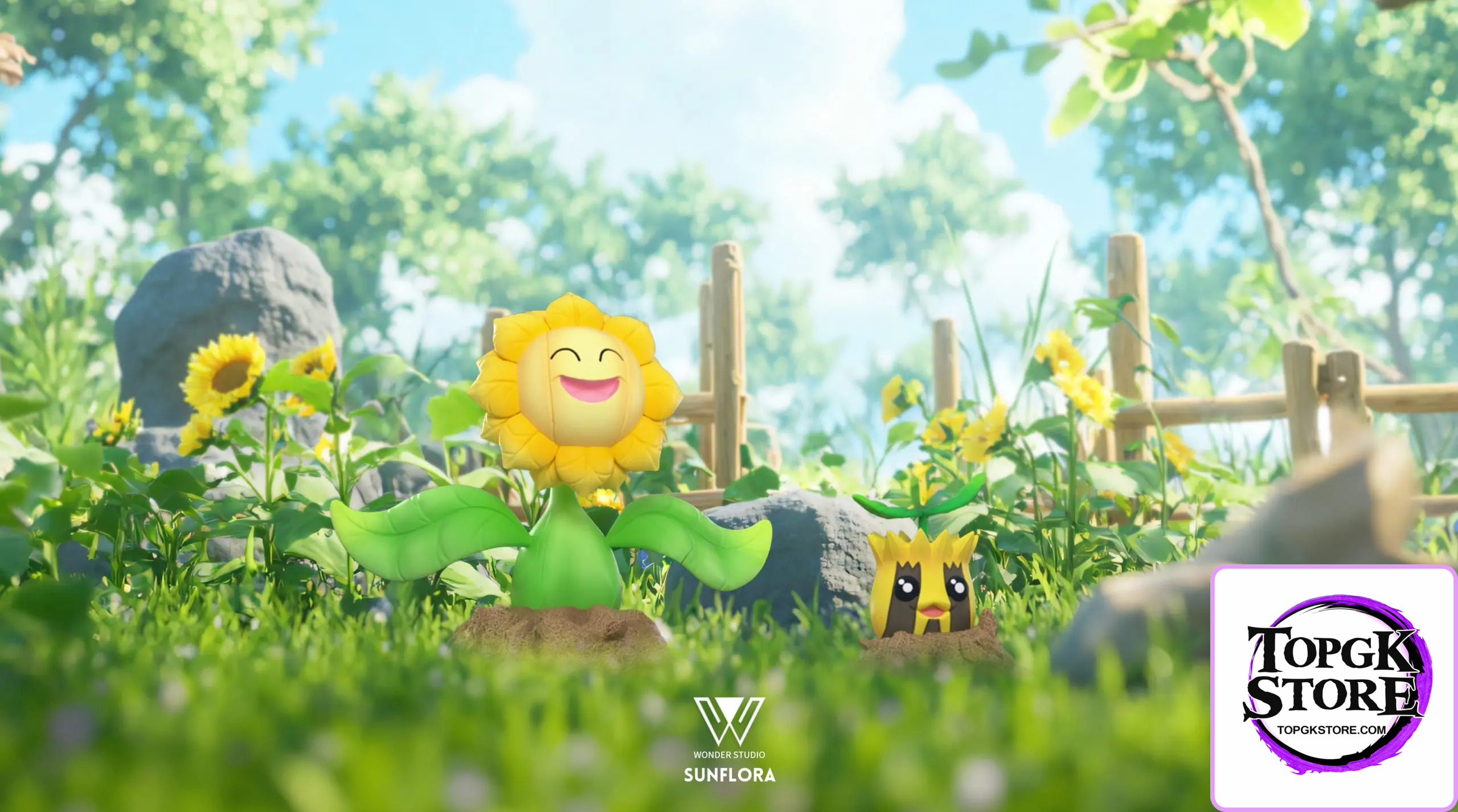 Wonder Studio – Pokémon Sunflora & Sudowoodo - Photo 2 | TopGKStore