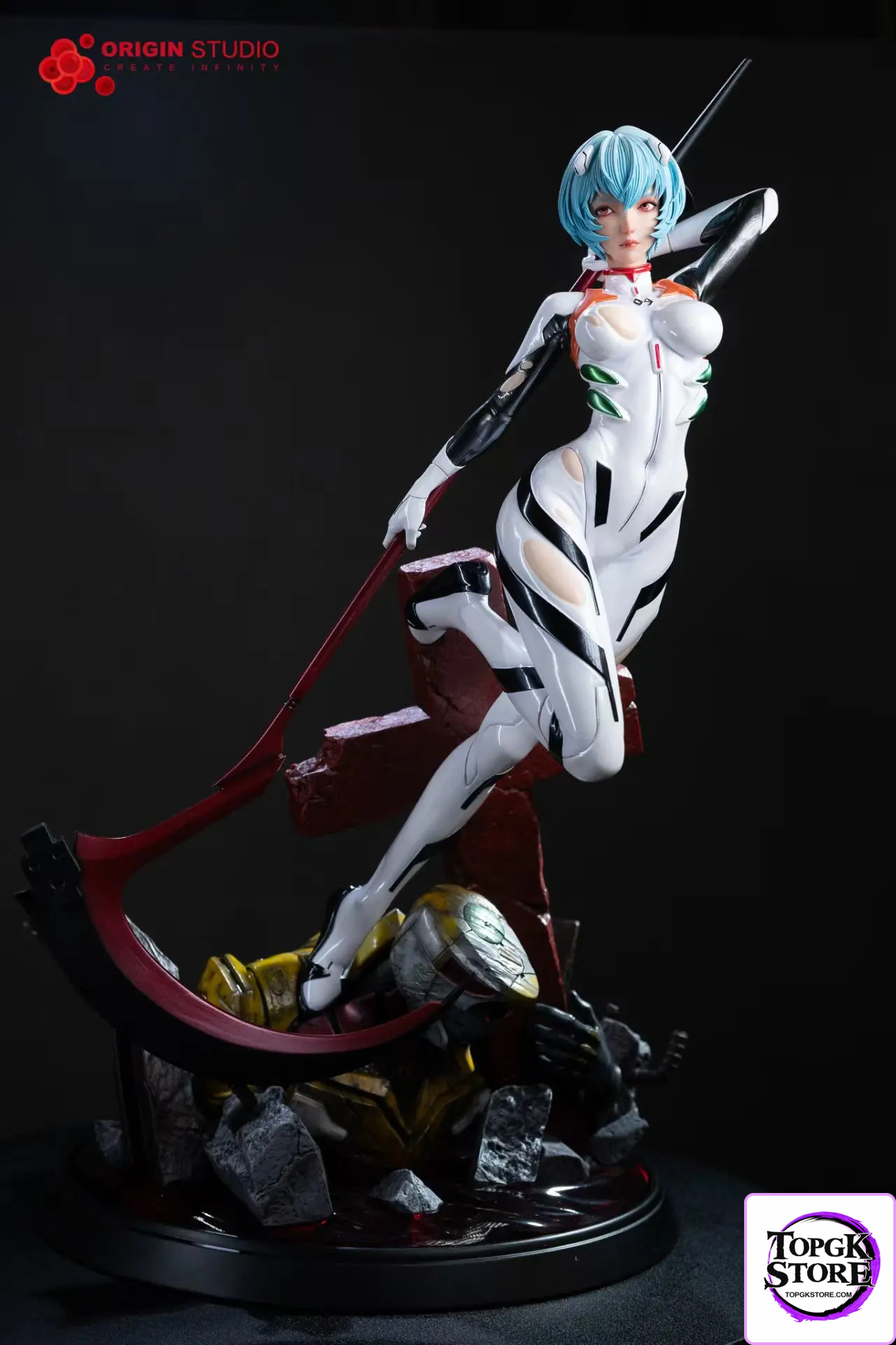 ORIGIN Studio – Neon Genesis Evangelion Black Combat Suit Ayanami Rei - Photo 2 | TopGKStore