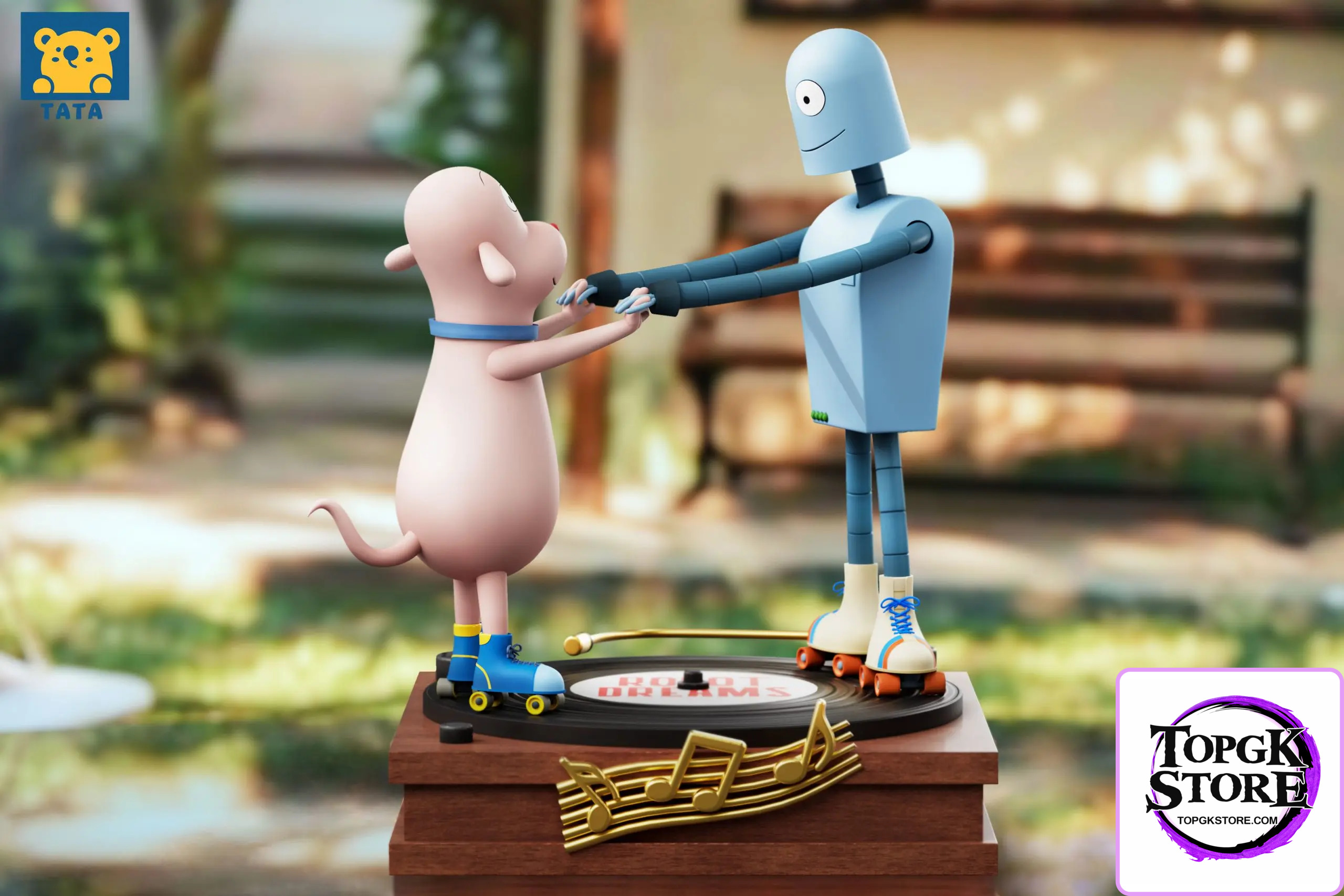 Tata Studio – Robot Dreams Phonograph Dog & Robot - Photo 1 | TopGKStore
