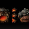ZJB Studio – Howl’s Moving Castle Hayao Miyazaki Desktop Series Castle Calcifer - Photo 10 | TopGKStore