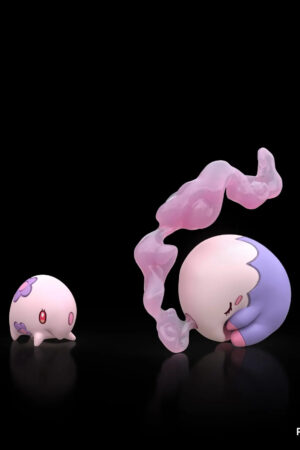JB Studio – Pokédex Series Evolution Line #517 Munna #518 Musharna - Photo 2 | TopGKStore