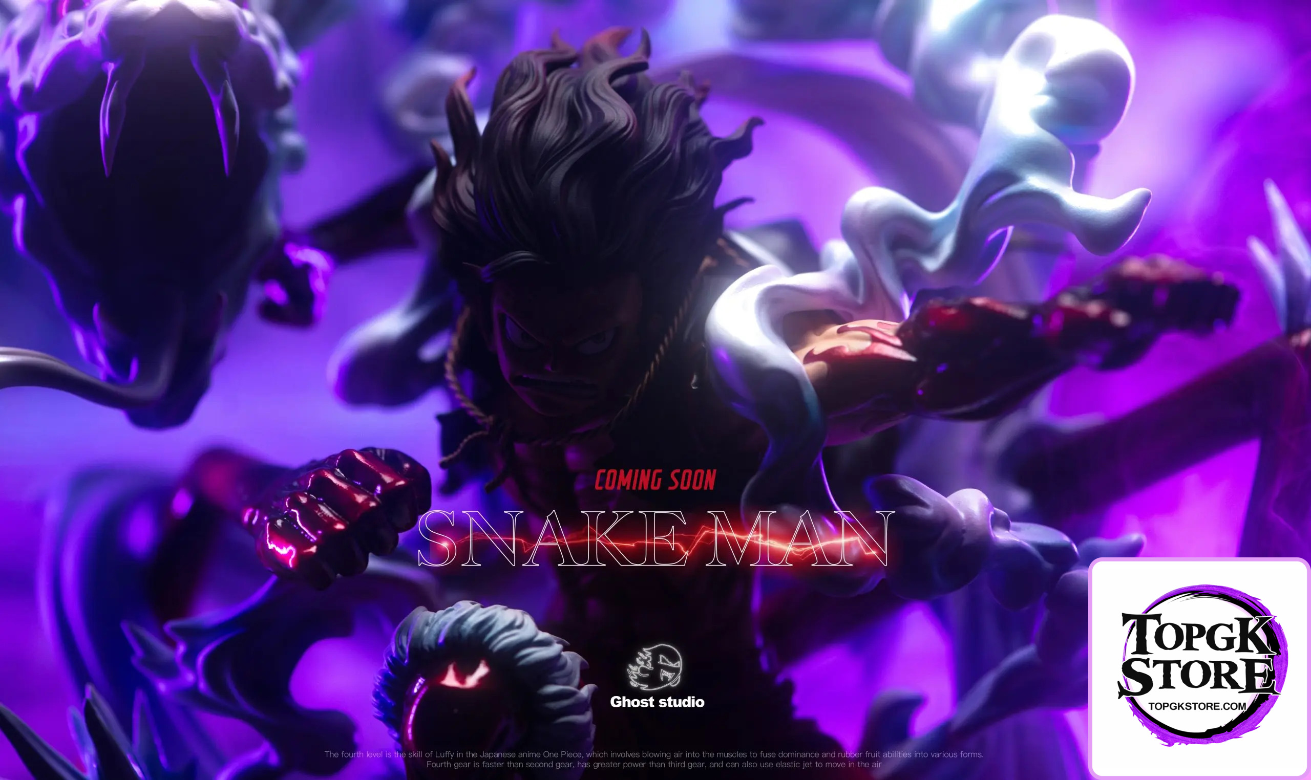 Ghost Studio – One Piece Gear 4 Snake Man Luffy - Photo 8 | TopGKStore