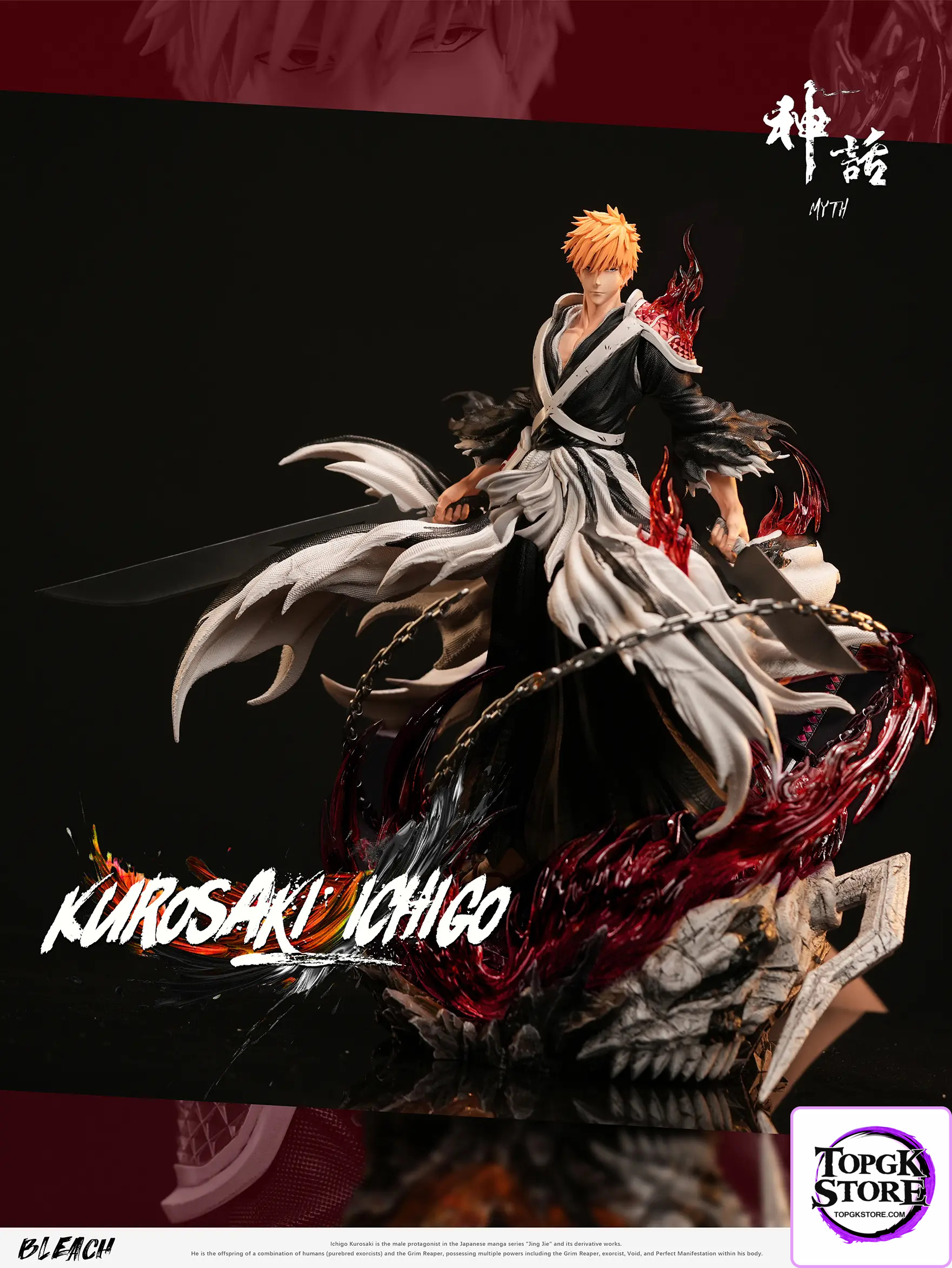 Myth Studio – BLEACH Double Blades Ichigo Kurosaki - Photo 2 | TopGKStore