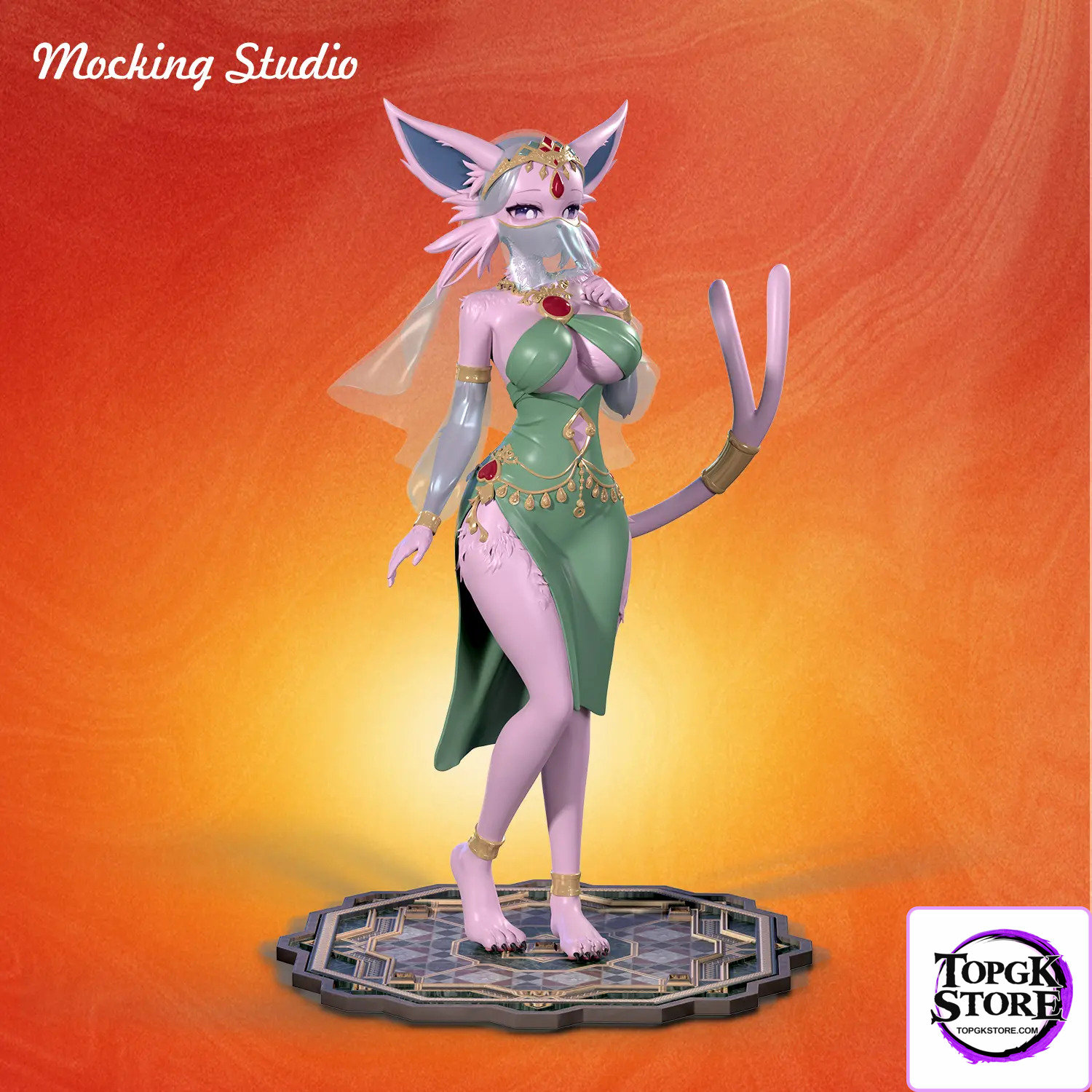 Zhu Yi Wan Jia Studio – Pokémon Anthropomorphic Series Desert Dancer Espeon - Photo 1 | TopGKStore