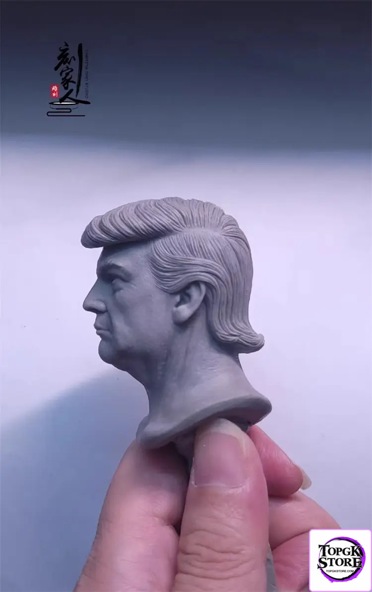 Carving Man Studio – Superstar 1/6 CMS-01 Donald Trump action figure male head sculpture Painted Shoulder Version Heads