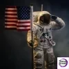 NASA Apollo 11 Astronaut 1/4 Scale Legacy Replica Statue BY IRON STUDIOS - BRAND NASA - Photo 2 | TopGKStore