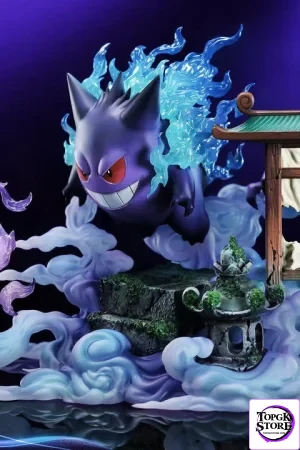 Night Parade of One Hundred Demons Series 01 Gengar Pokémon GK Statue- Raven Studio - Photo 3 | TopGKStore