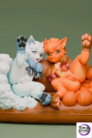 Pokémon Vulpix & Alola Vulpix 1/7Scale Resin Statue Spiritdemon Studio - Photo 1 | TopGKStore