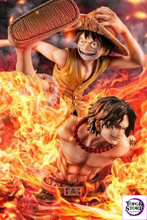 One Piece - Luffy & Ace Portrait.Of.Pirates NEO-MAXIMUM Figure Set (Bond Between Brothers 20th LIMITED Ver.) - Crunchyroll Ex