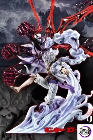 POP MAX Scale Gear Fifth Sun God Nika Monkey D. Luffy - ONE PIECE Resin Statue - IU Studios - Photo 1 | TopGKStore