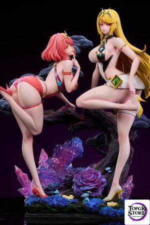Xenoblade Pyra & Mythra  GK Statue figure Elf Forest Studio - Photo 8 | TopGKStore