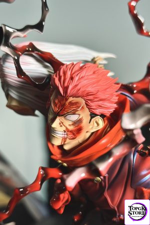 Itadori Yuji & Ryomen Sukuna-Jujutsu Kaisen 1/6 Scale Resin Statue【In-Stock】- JiZhiFan Studio - Black Flash version - Photo 1
