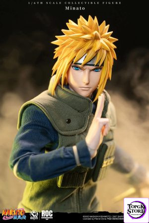 Naruto Shippuden Minato Namikaze Yellow Flash Ver. 1/6 Action Figure ROC-016 (Licensed)-ROCKETTOYS Studio - Photo 2 | TopGKSt