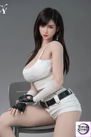 Final Fantasy Tifa 168cm F-cup / Full Silicone GK Statue sir rouge doll - Photo 1 | TopGKStore
