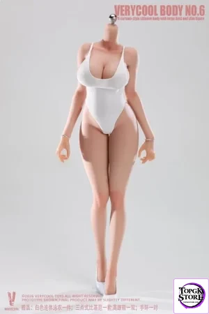 Female Body No.6 Voluptuous Physique 1/6 Scale Silicone Body - VERYCOOL Full-Figured - Photo 1 | TopGKStore