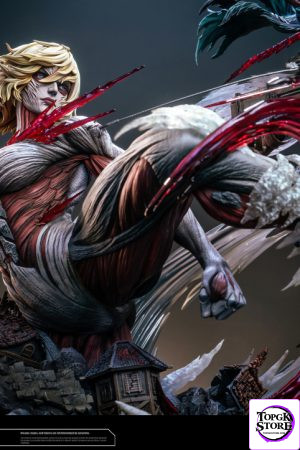 Attack on Titan-Mikasa·Ackerman VS The Female Titan Statue-Hertz Studio - Photo 1 | TopGKStore