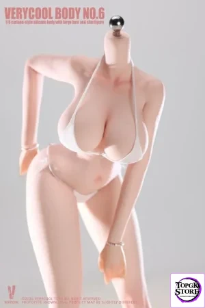 Female Body No.6 Voluptuous Physique 1/6 Scale Silicone Body - VERYCOOL Full-Figured - Photo 8 | TopGKStore