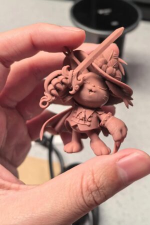 Alternative view of Tailmon Digimon-Qiao Wu Mo Wan Studio