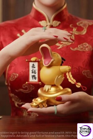 Alternative view of Wu Yu Studio X Lai Cai Studio - Wealth Bringing Series #05 Lucky Psyduck Pokémon