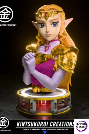 Adult Zelda 1/2&1/1 Scale GK Bust with LED Kintsukuroi Creations - Photo 1 | TopGKStore