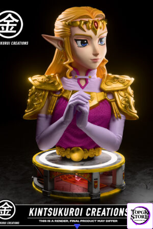 Adult Zelda 1/2&1/1 Scale GK Bust with LED Kintsukuroi Creations - Photo 6 | TopGKStore