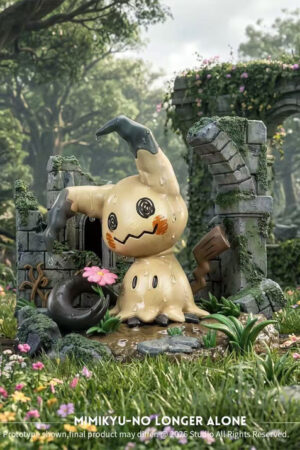 Alternative view of Mimikyu 1/20 & 1/10 Scale GK Statue- PocketPals Studio