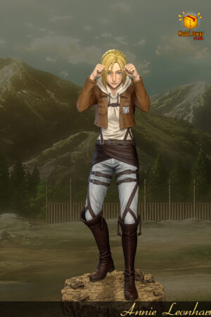 Annie Leonhart Attack on Titan Fighting Pose- Model Power Studio
