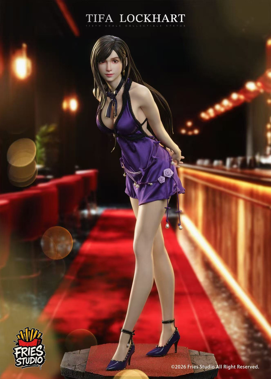 Tifa Lockhart Purple Dress Ver. Final Fantasy 1/3 Scale GK Statue- Fries Studio - Image 3