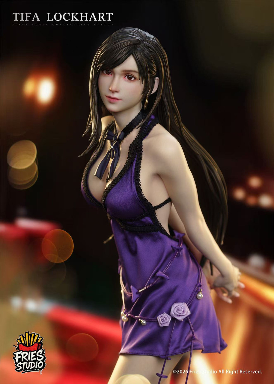 Tifa Lockhart Purple Dress Ver. Final Fantasy 1/3 Scale GK Statue- Fries Studio - Image 6