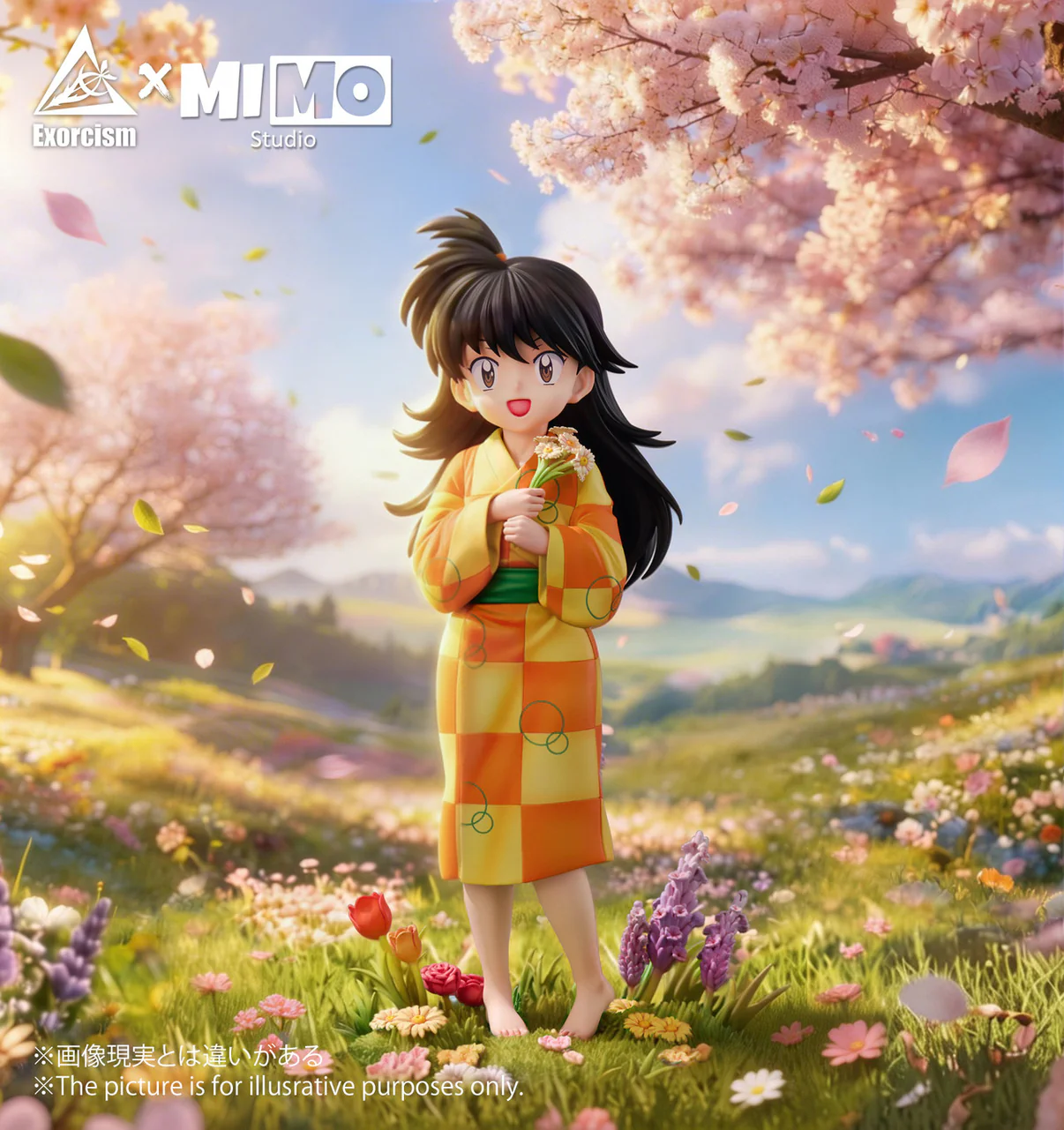Rin & Jaken Inuyasha 1/6 Scale Statue-Exorcism Studio × MIMO Studio - Image 2