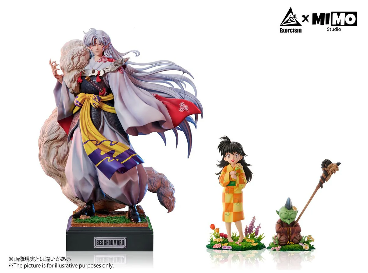 Rin & Jaken Inuyasha 1/6 Scale Statue-Exorcism Studio × MIMO Studio - Image 11