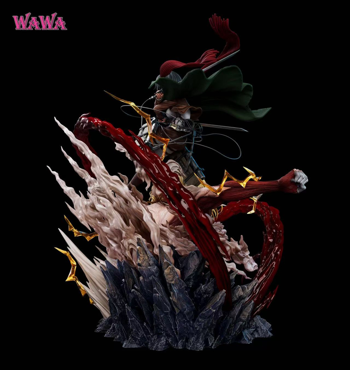 Mikasa Ackerman & Female Titan Attack on Titan Resin Statue (Limited 150 PCS) - WAWA Studio - Image 5