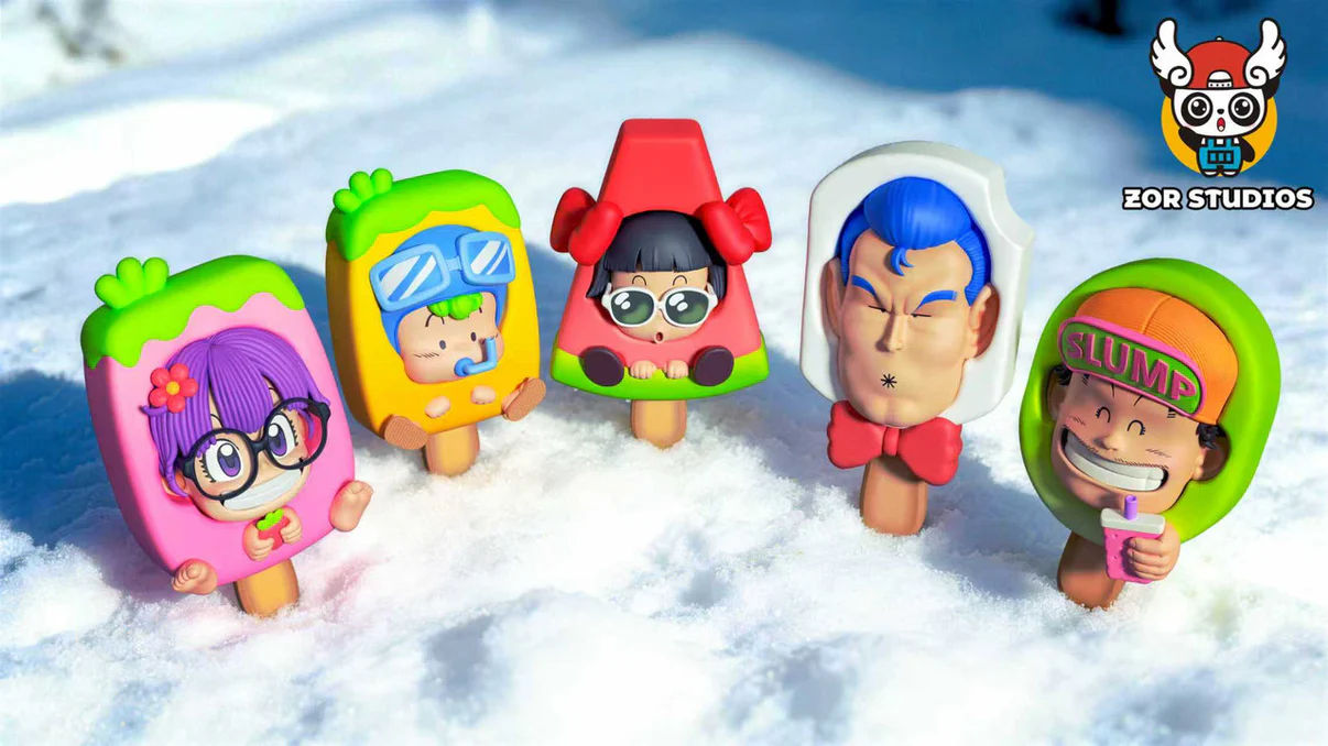 Arale and Friends Dr. Slump Statue Set – ZOR Studio - Image 6