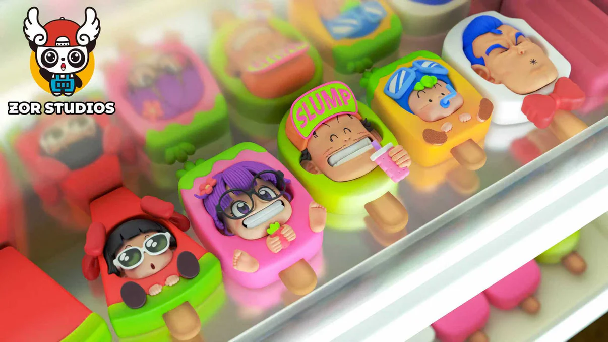 Arale and Friends Dr. Slump Statue Set – ZOR Studio - Image 7