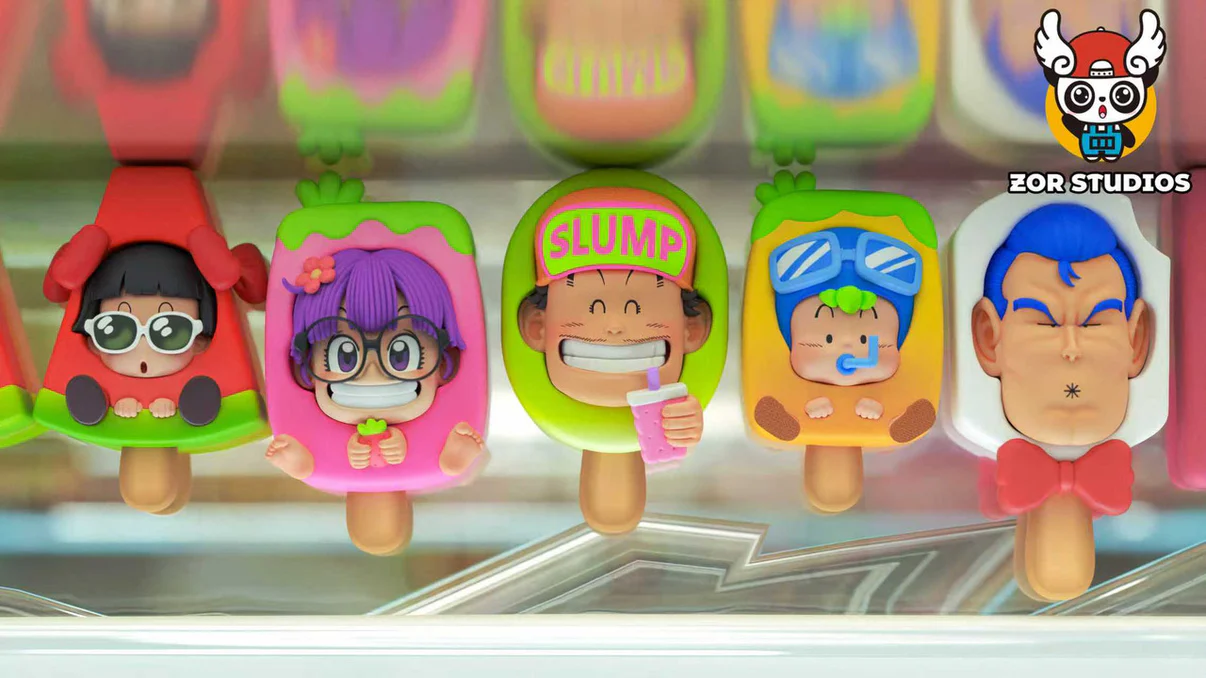 Arale and Friends Dr. Slump Statue Set – ZOR Studio - Image 9