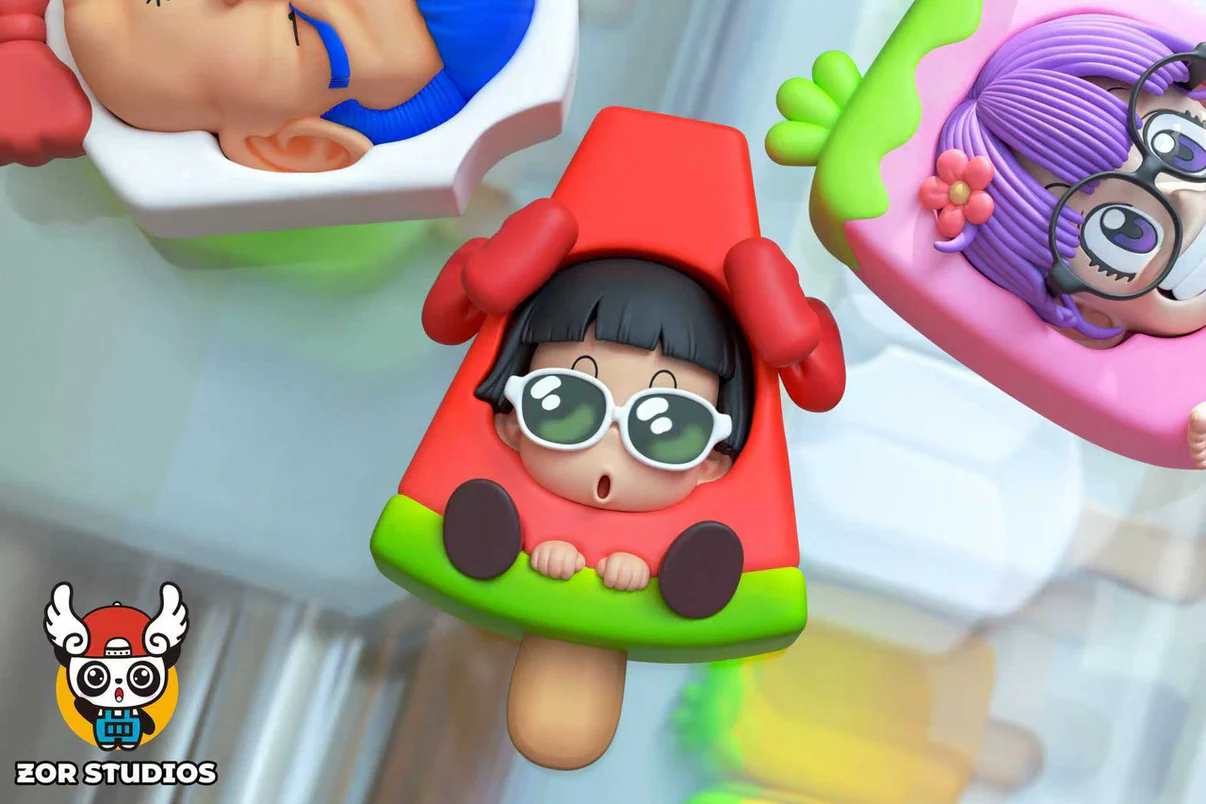 Arale and Friends Dr. Slump Statue Set – ZOR Studio - Image 11
