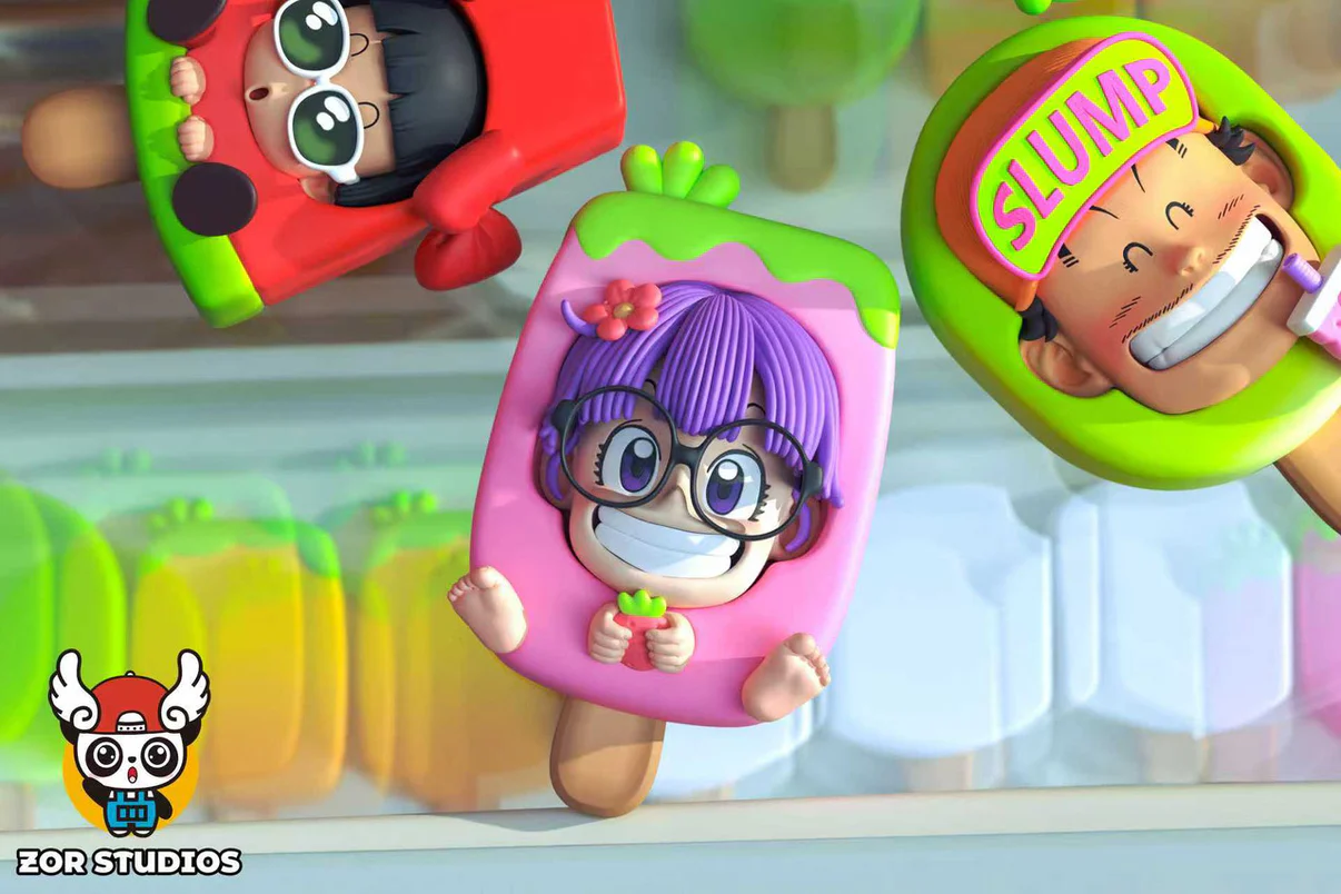 Arale and Friends Dr. Slump Statue Set – ZOR Studio - Image 13